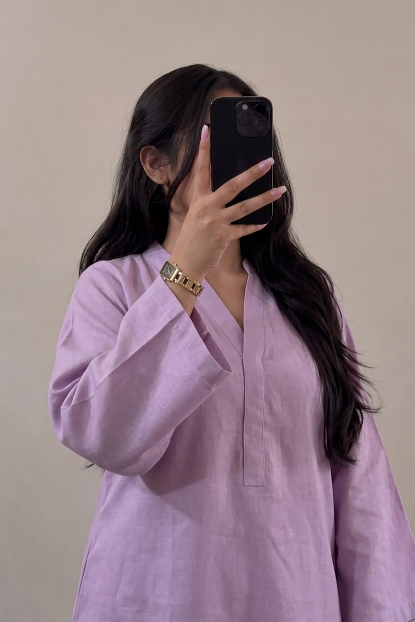 Lilac Farshi 2PC Stitched