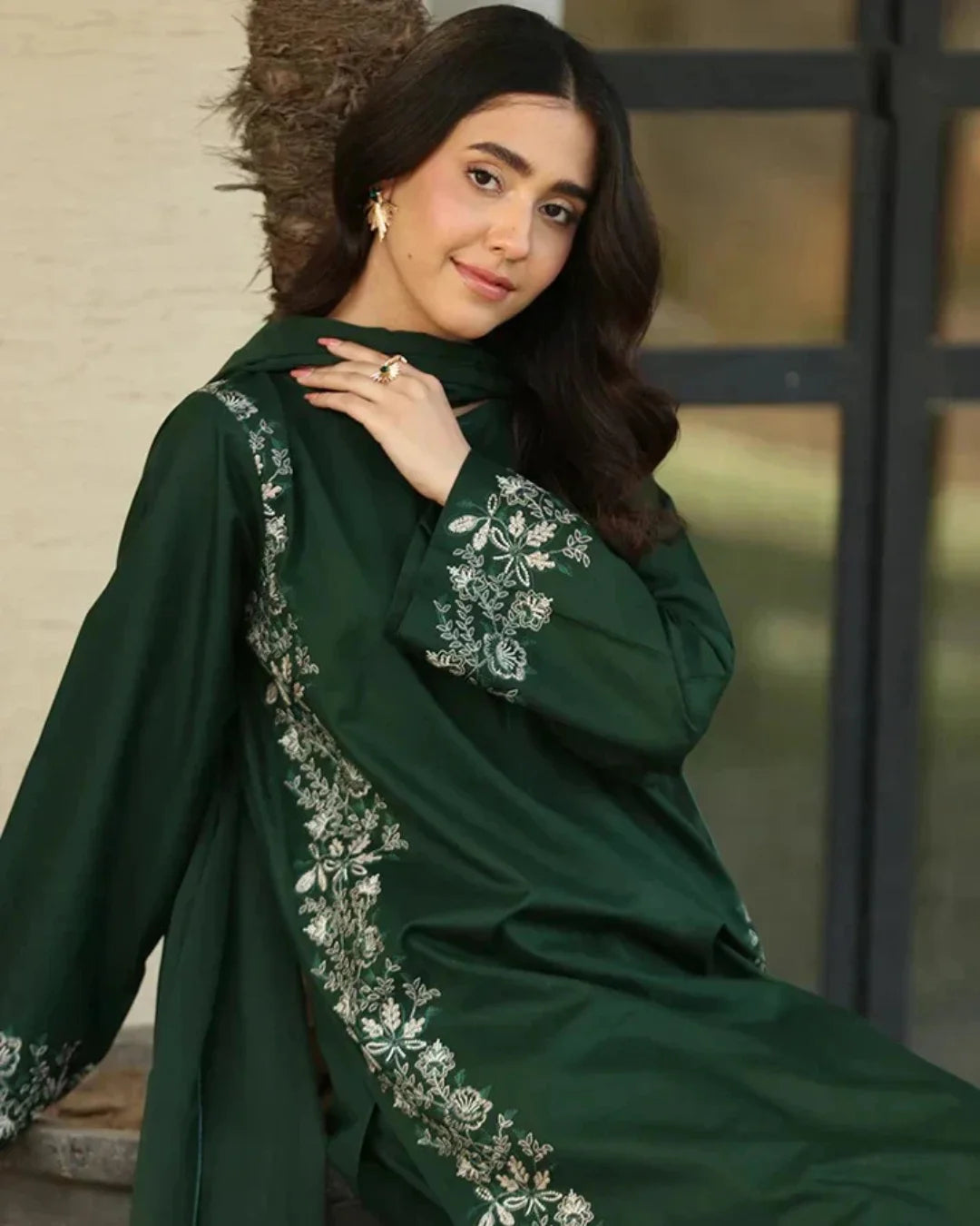 Grace Green 2PC Stitched