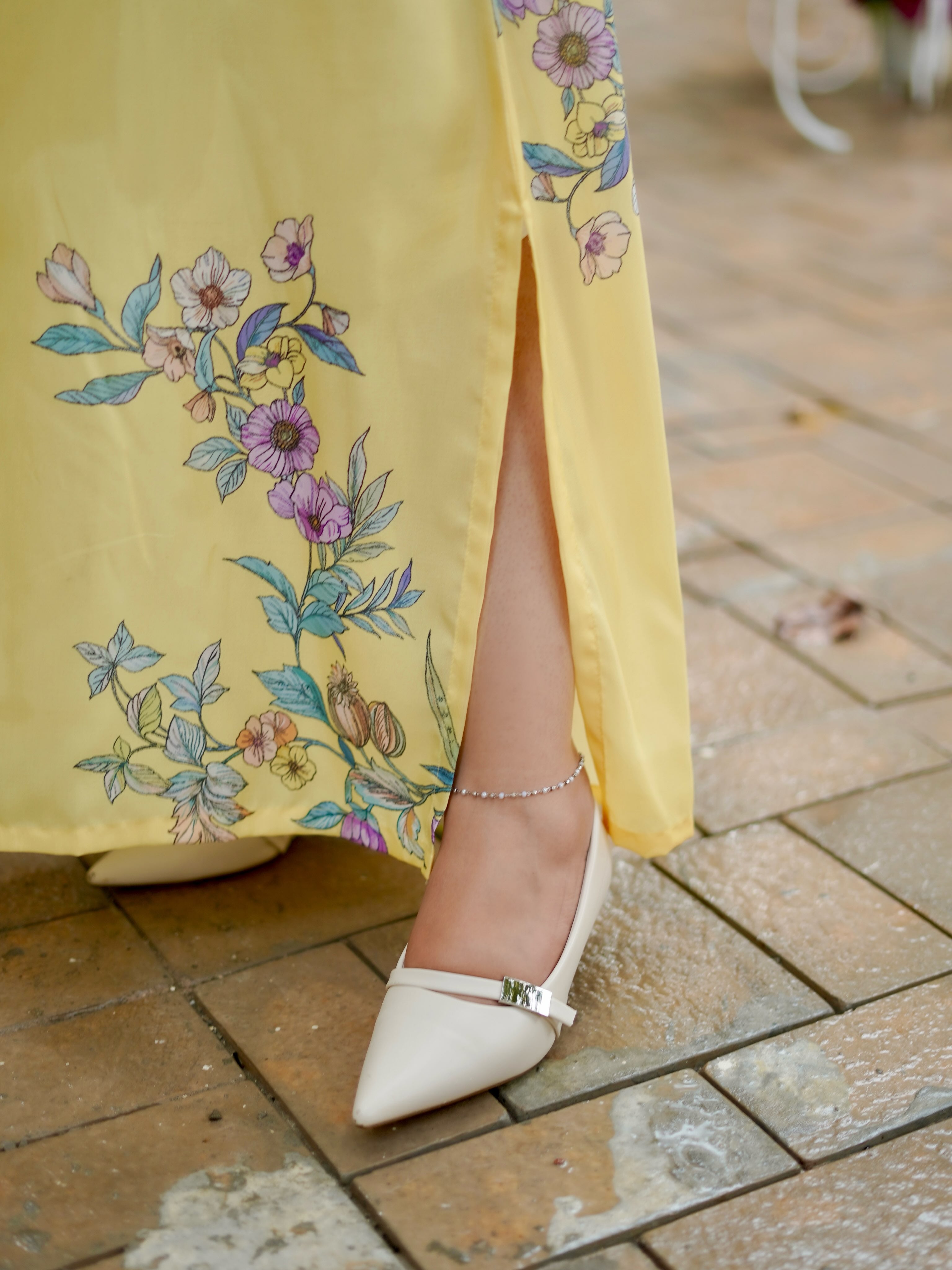 Lemon Blossom Kaftan 1PC