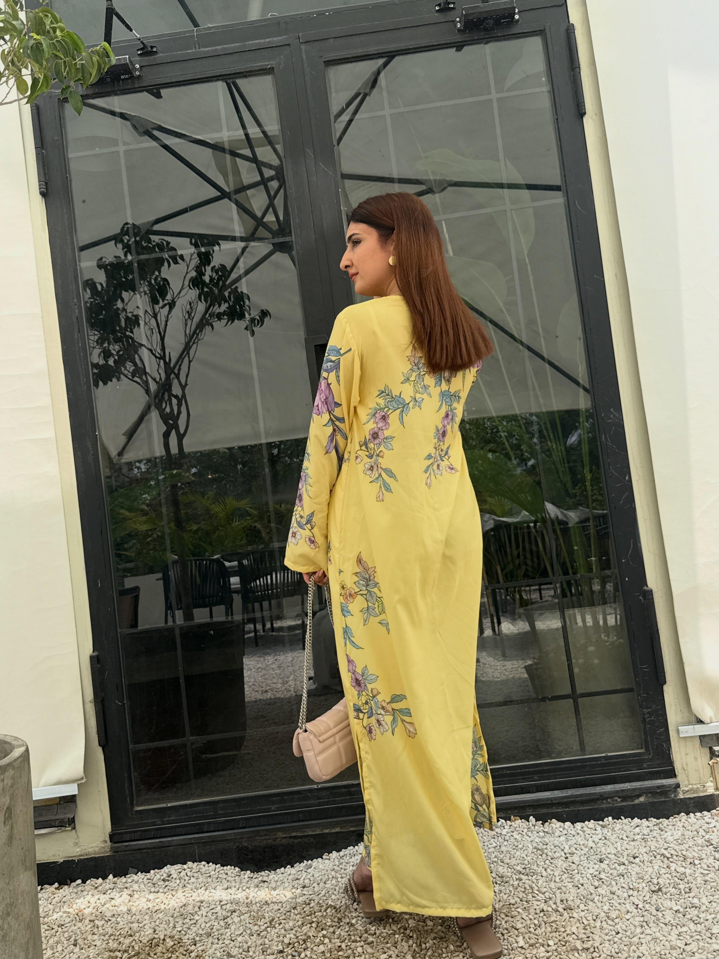 Lemon Blossom Kaftan 1PC