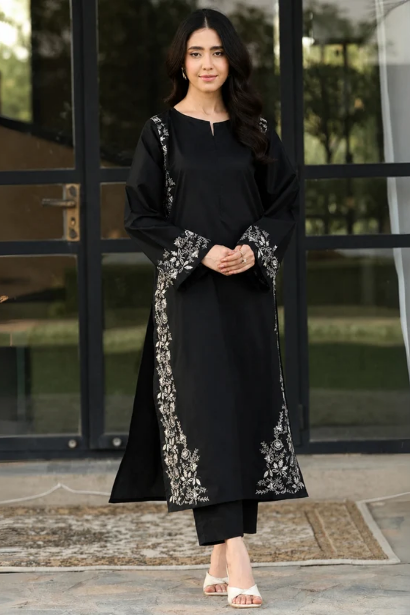 Grace Black 2PC Stitched