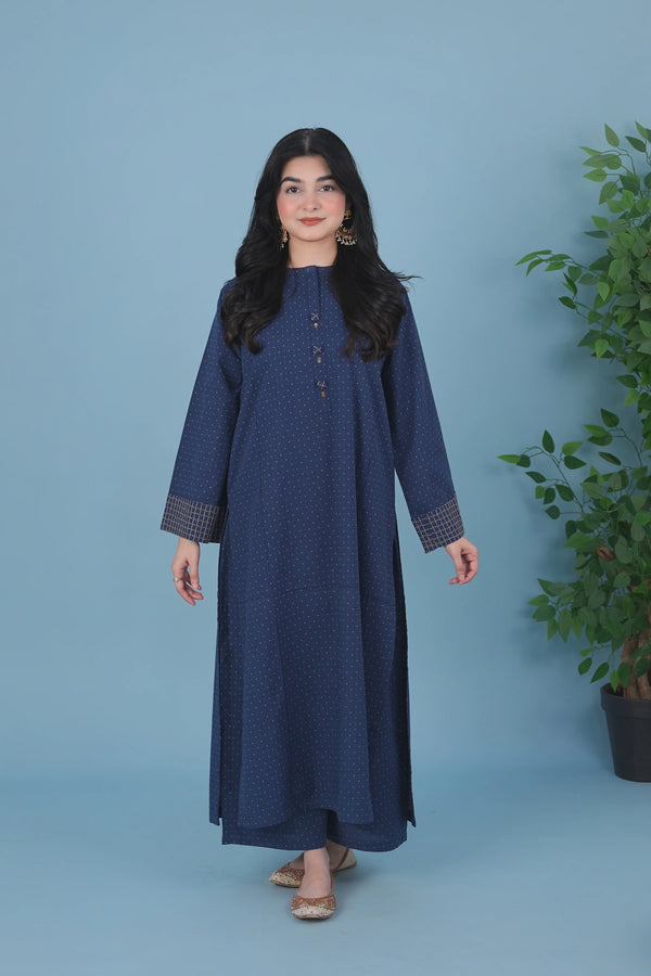 Navy Grace Kurta
