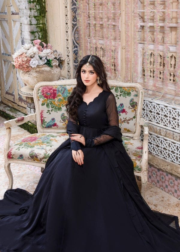 JET BLACK FROCK 2PC