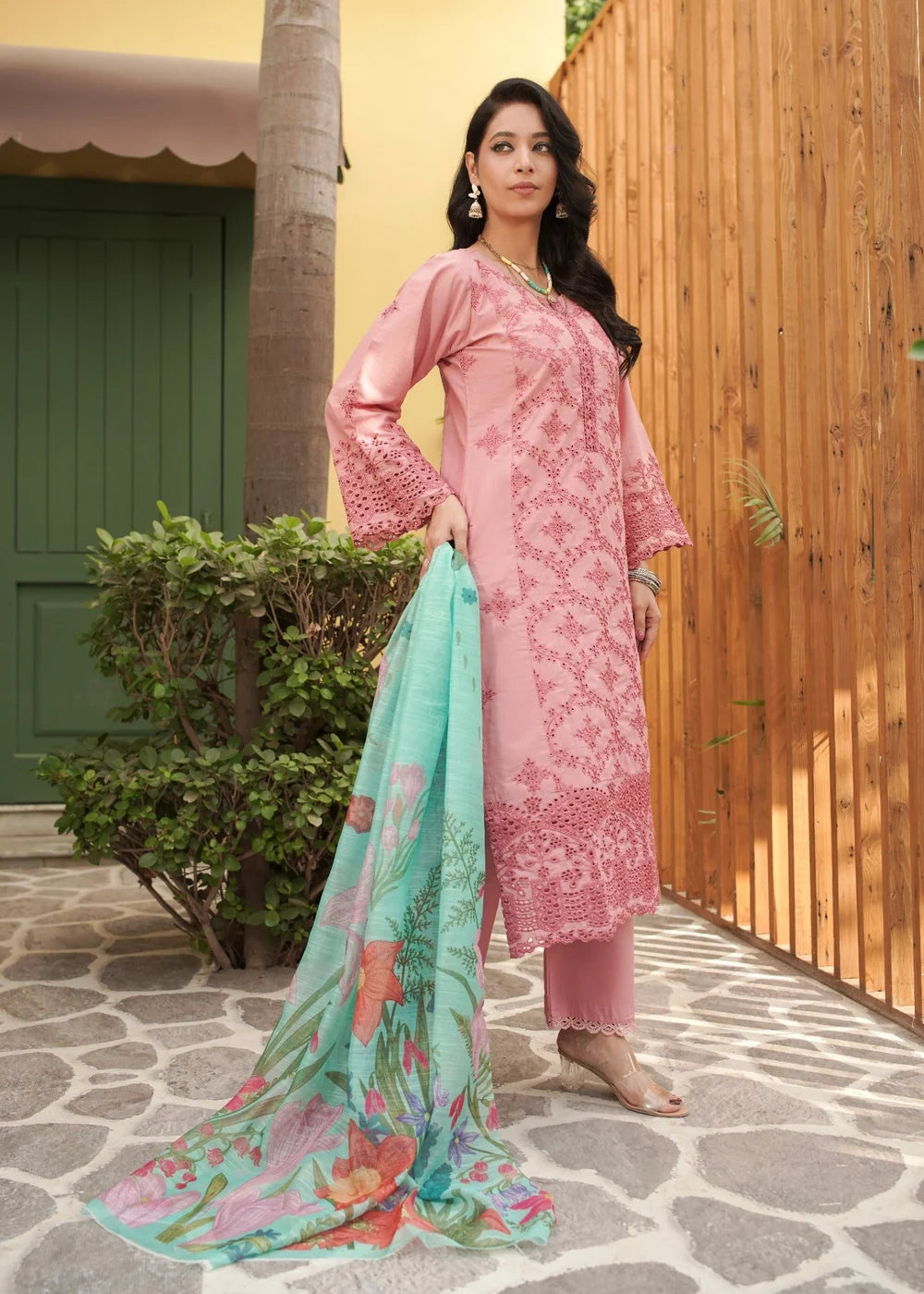 Blossom Pink 3PC Stitched
