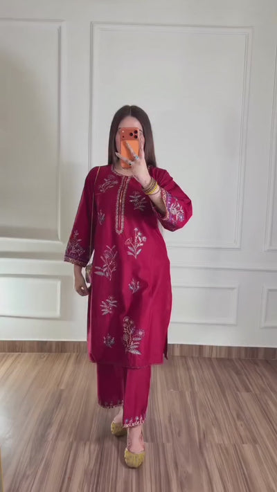 Zara 2PC Stitched